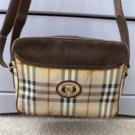 vintage burberry handbags|authentic vintage Burberry bag.